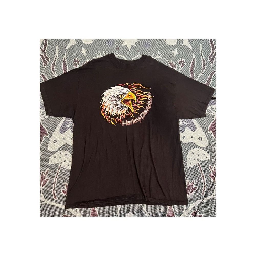 Harley Davidson Eagle Graphic Shirt Men’s 2XL
